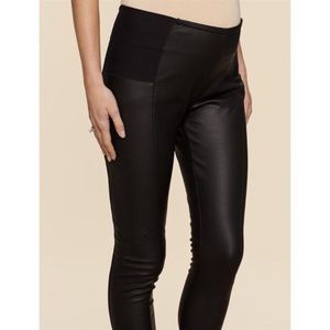 Maternity leather look leggings (faux leather)